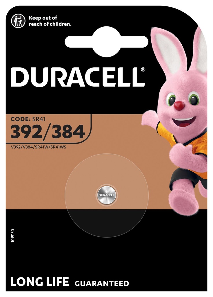 Duracell D392/384 SR41W Silveroxid 1,55V Blister 1
