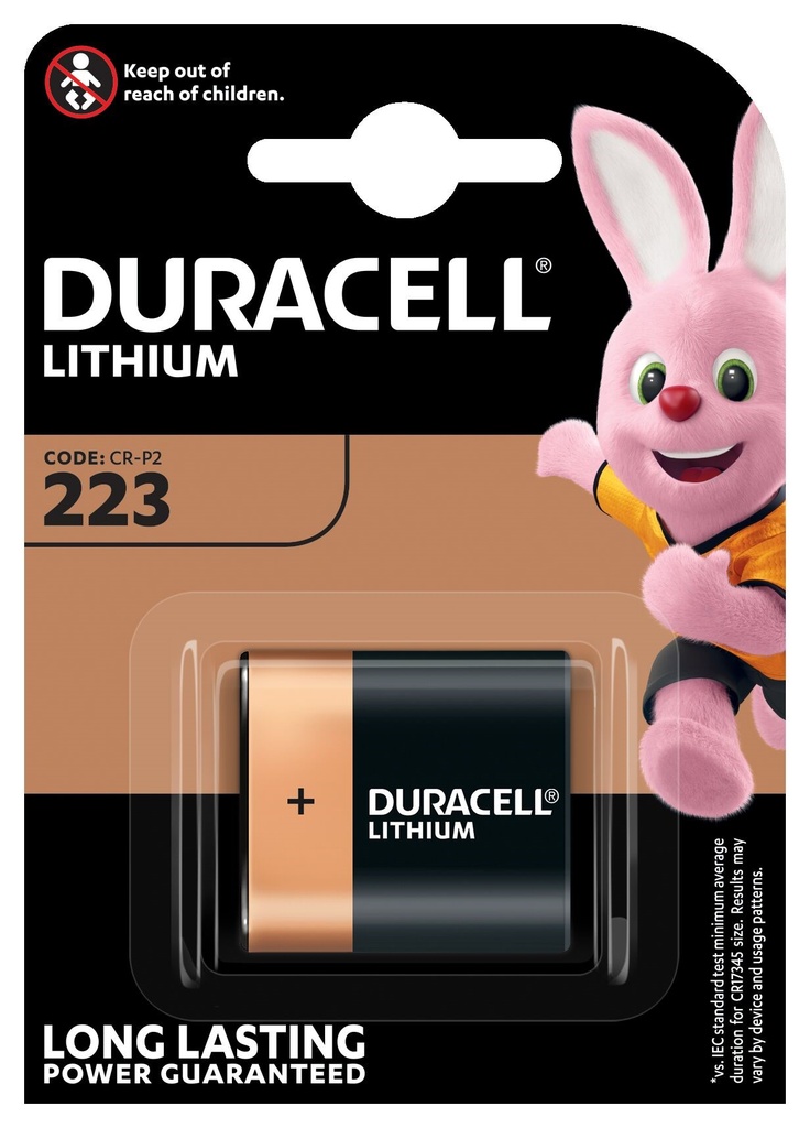Duracell DL223 Lithium 6V Blister 1