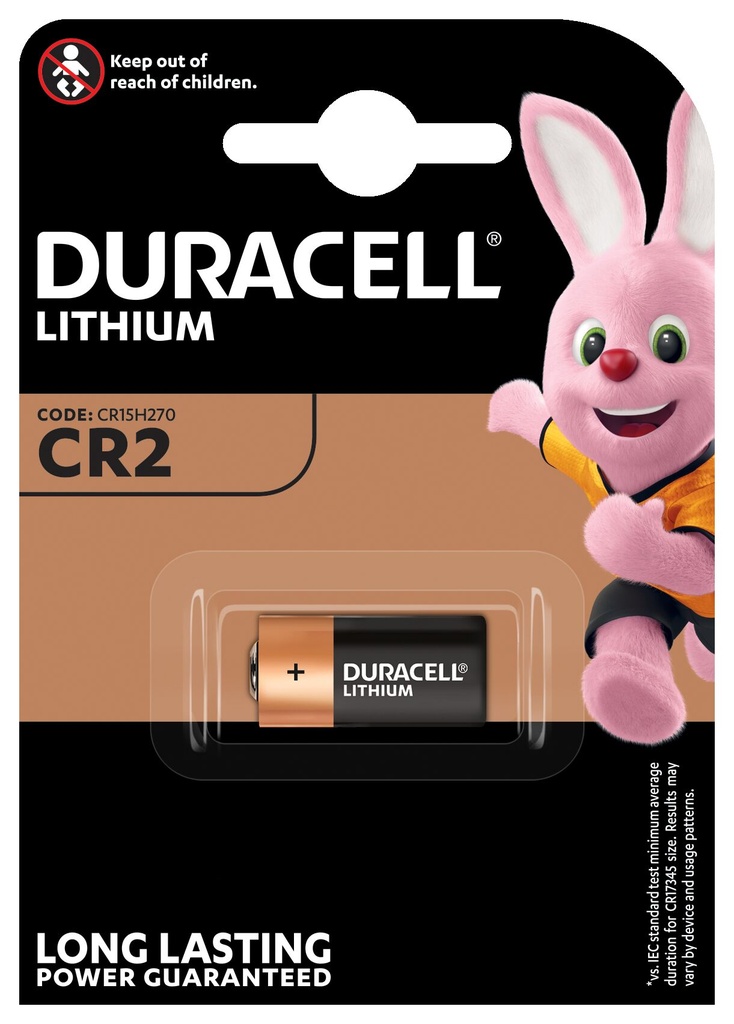 Duracell DLCR2 Lithium 3V Blister 1