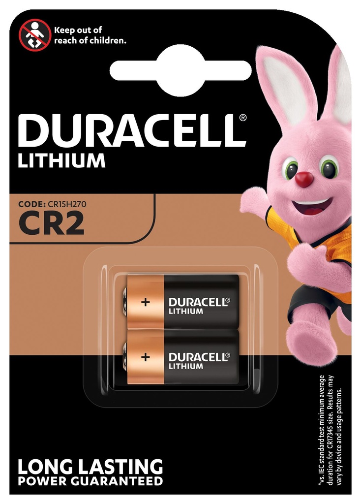 Duracell DLCR2 Lithium 3V Blister 2