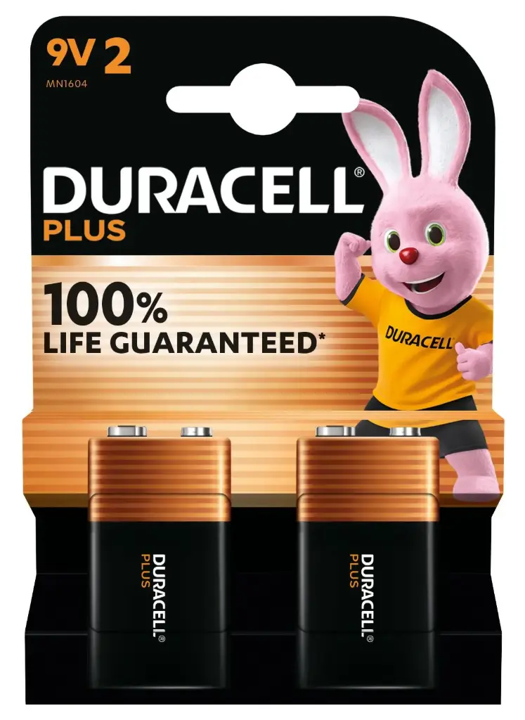 Duracell ML Plus MN1604 9V 6LR61 Blister 2