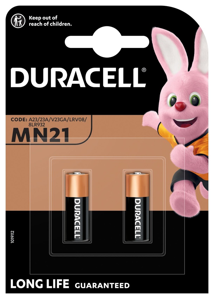 Duracell MN21 23A Alkaline 12V Blister 2