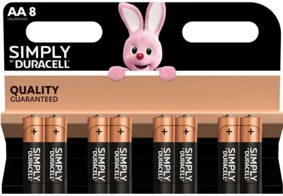 Duracell MN2400 AAA LR03 1,5V Simply Blister 8