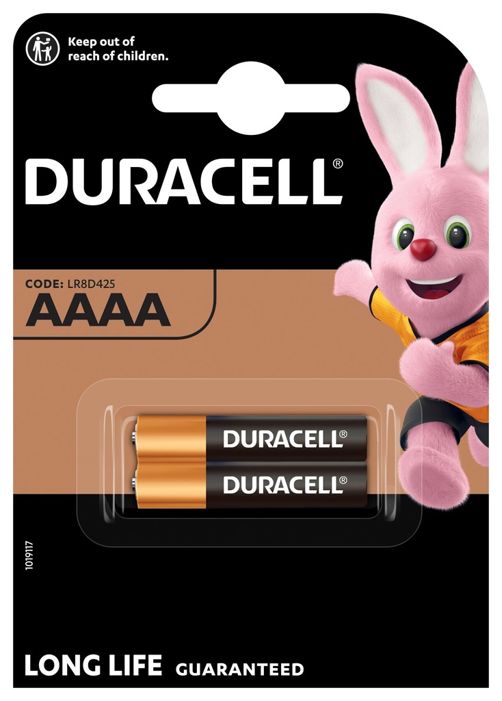 Duracell MN2500 AAAA Alkaline 1,5V Blister 2