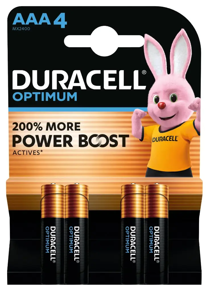 Duracell Optimum MN2400 AAA LR03 1,5V Blister 4