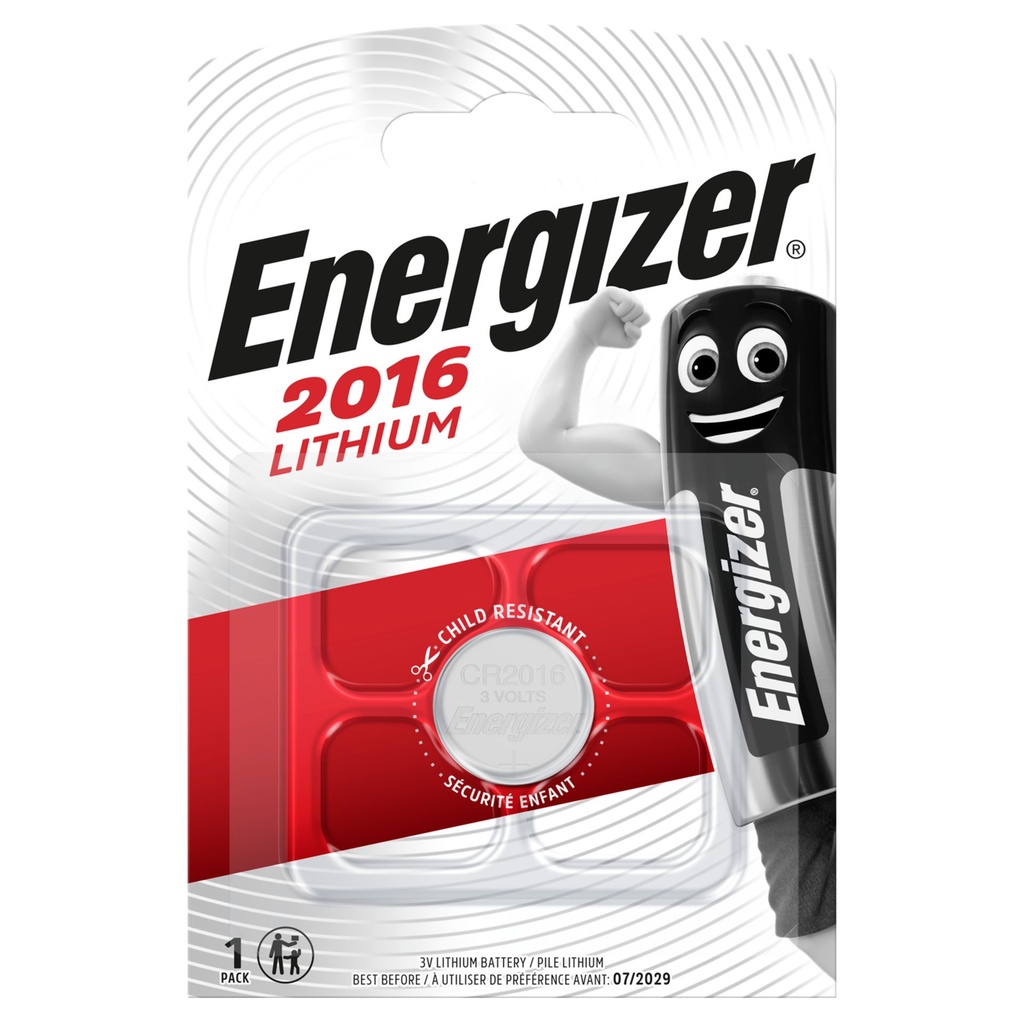 Energizer CR2016 Lithium 3V Blister 1