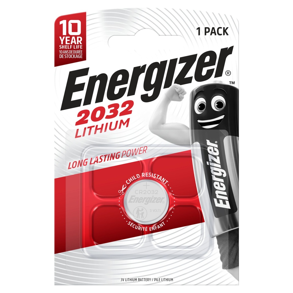 Energizer CR2032 Lithium 3V Blister 1