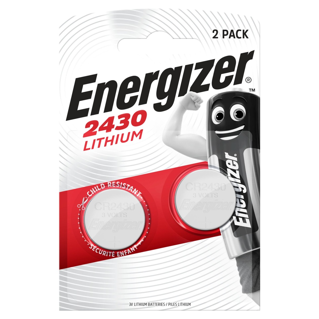 Energizer CR2430 Lithium 3V Blister 2