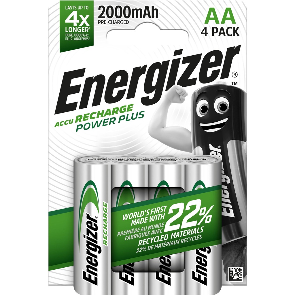 Energizer HR06 Powerplus Nimh 2000mAh Blister 4