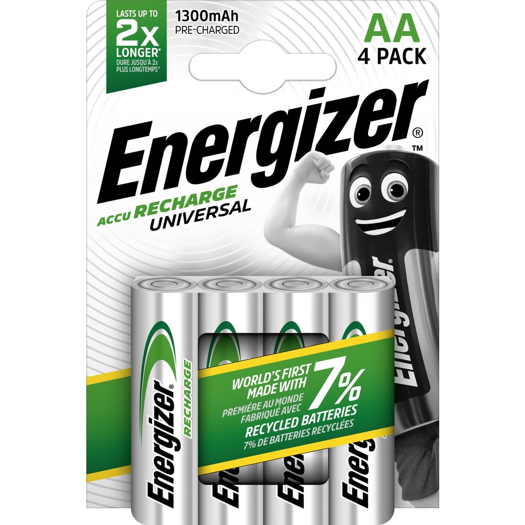 Energizer HR06 Universal Nimh 1300mAh blister 4