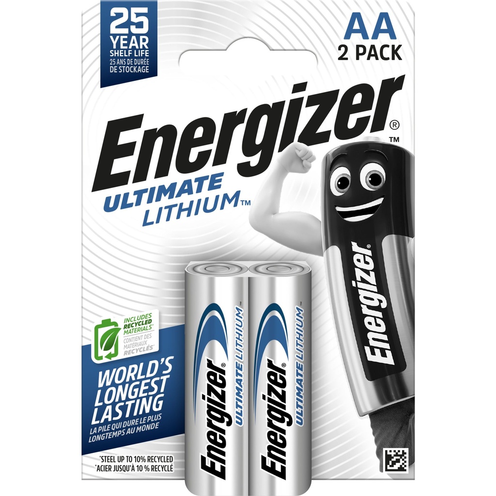 Energizer L91 Lithium LR06 AA 1.5V Blister 2