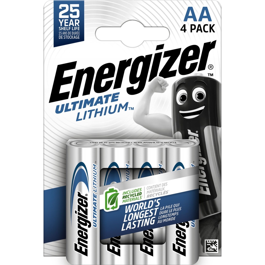 Energizer L91 Lithium LR06 AA 1.5V Blister 4