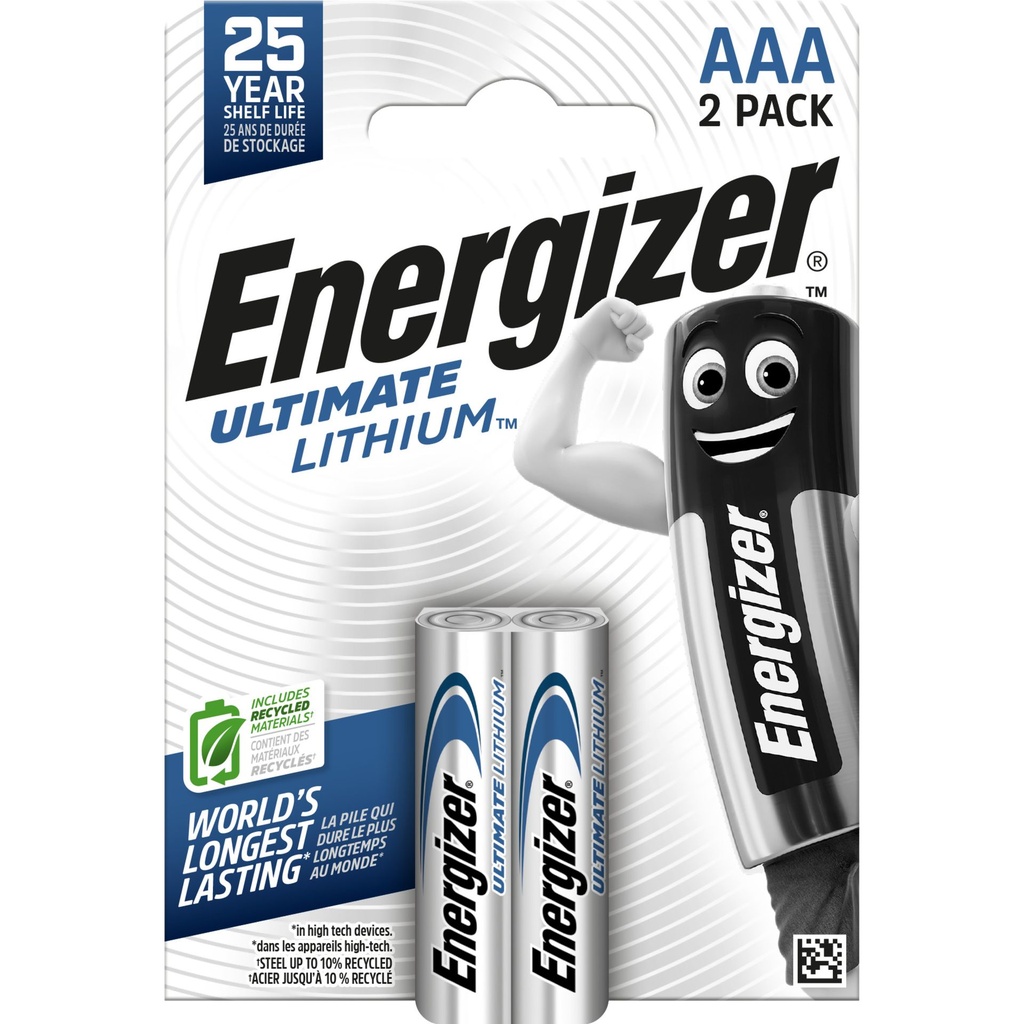 Energizer L92 Lithium LR03 AAA 1.5V Blister 2