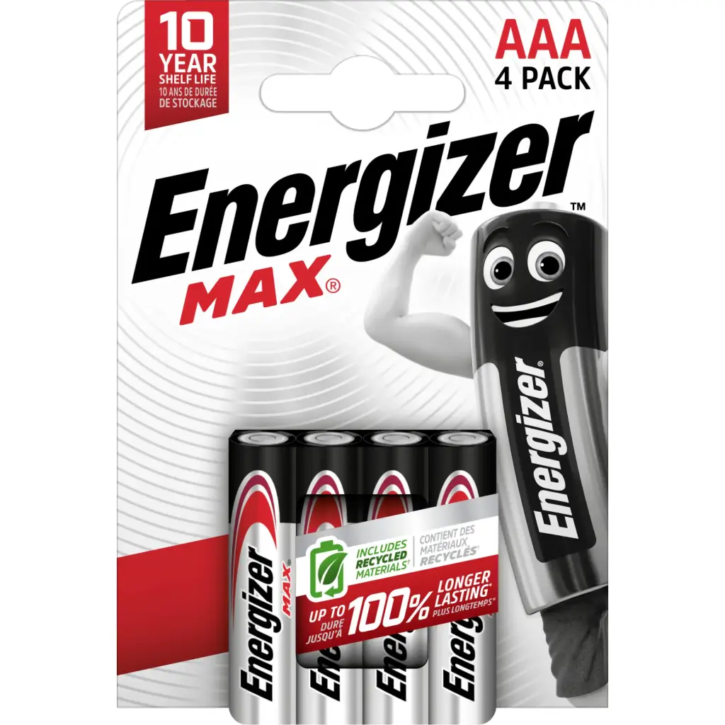 Energizer LR03 Max Alkaline Blister 4