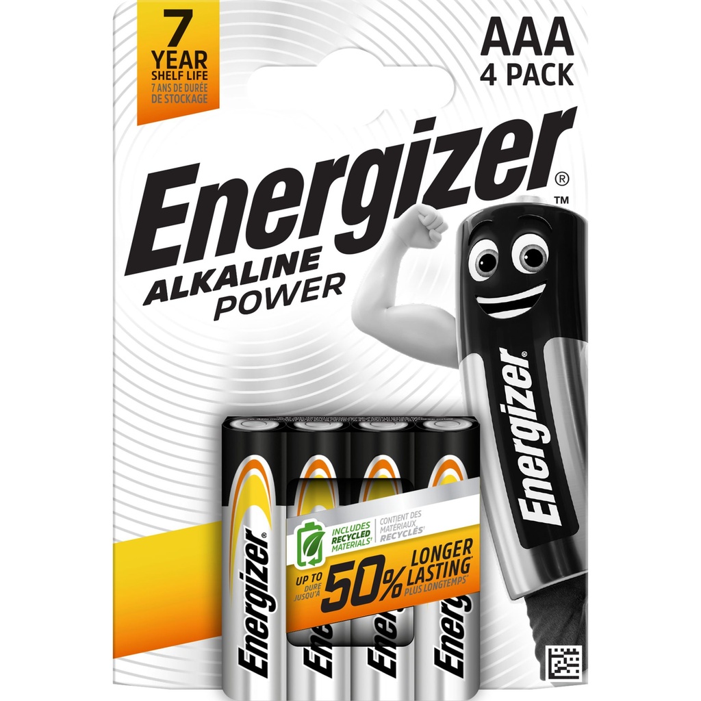 Energizer LR03 Alkaline Power Blister 4