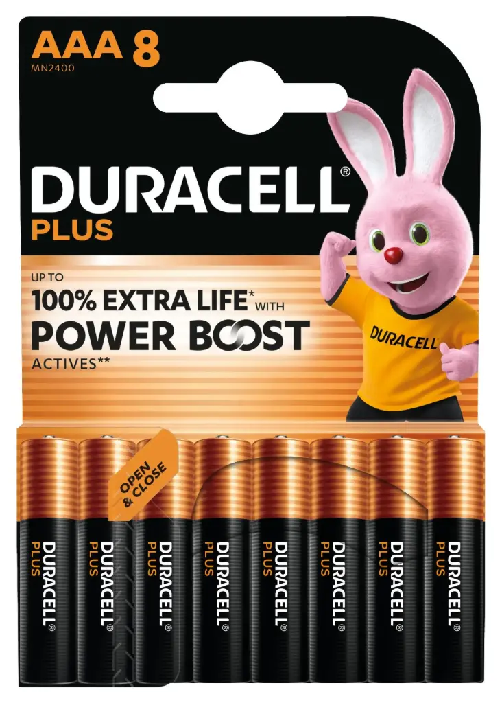 Duracell ML Plus Boost MN2400 AAA LR03 1,5V Blister 8