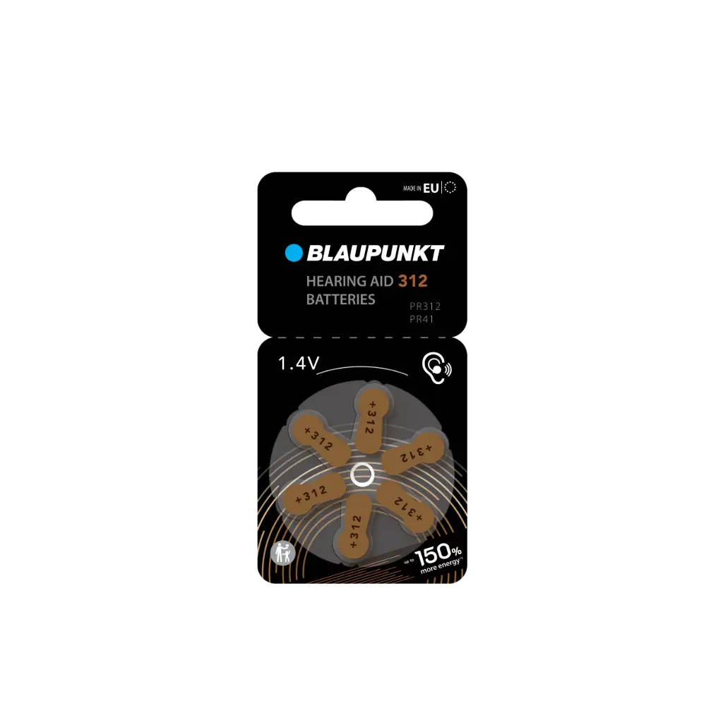 Blaupunkt PR312 (41) Blister 6 Zinc Air