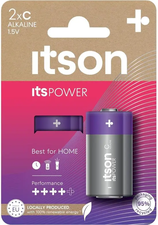 Itson Power Alkaline LR14 Blister 2