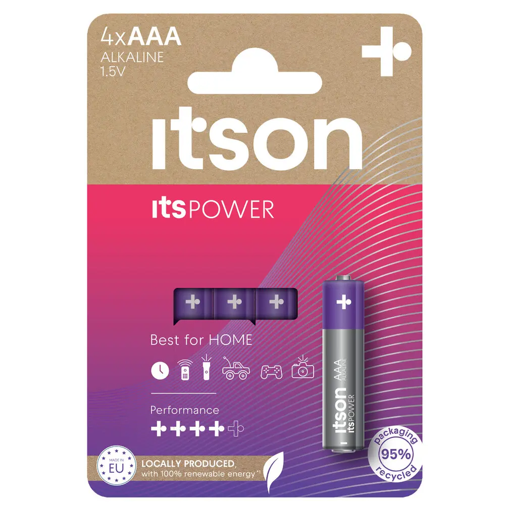 Itson Premium Alkaline LR03 Blister 4