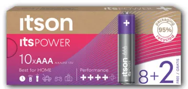 Itson Power Alkaline LR03 Box 8+2