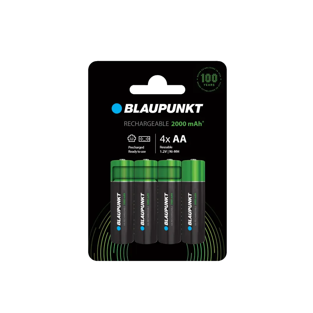 Blaupunkt Rechargeable HR06 2000mAh NimH Blister 4