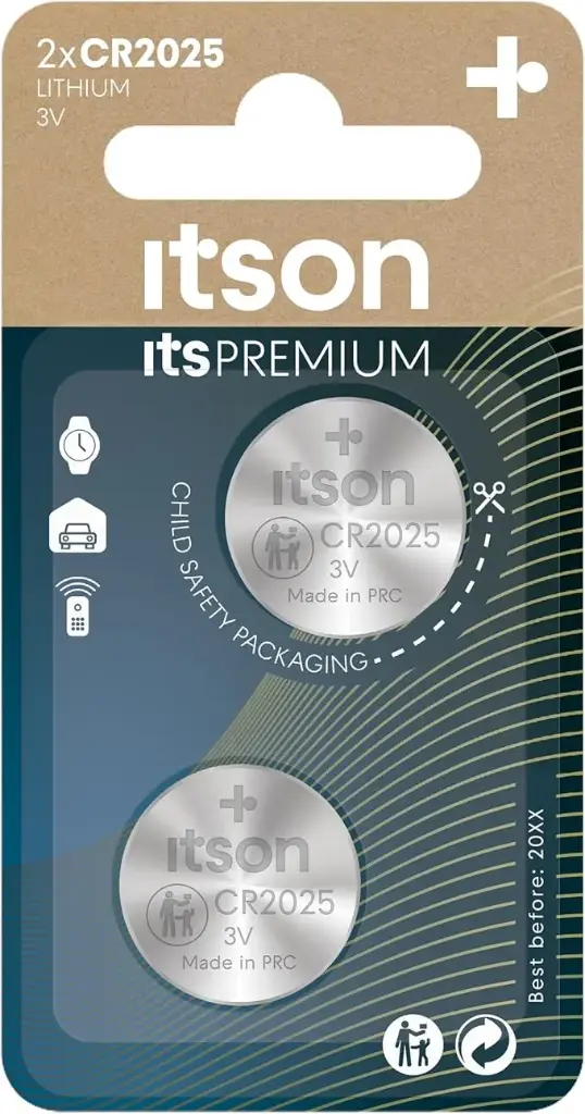 Itson CR2025 Blister 2 Coin Lithium