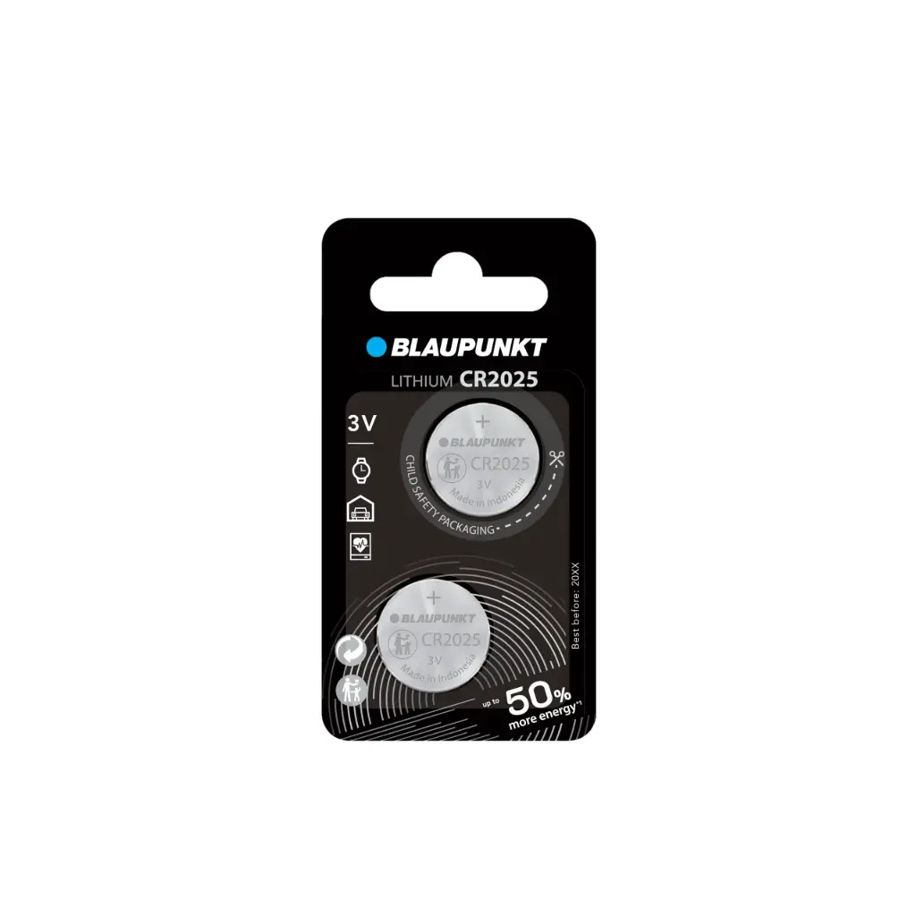 Blaupunkt CR2025 Blister 2 Coin Lithium