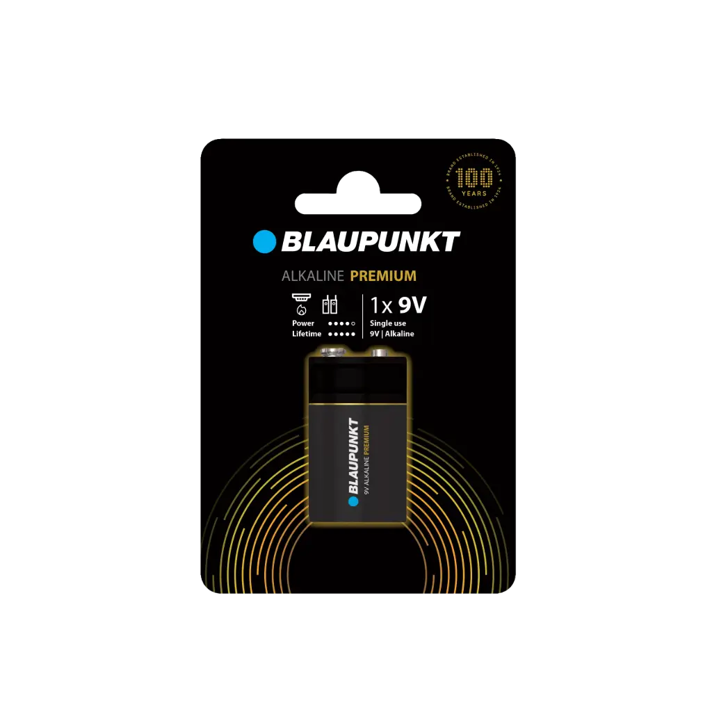 Blaupunkt Power Alkaline 6LR61 9V Blister 1