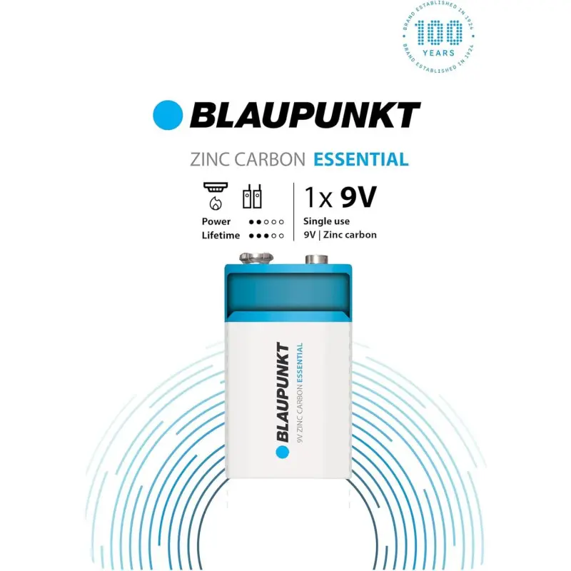 Blaupunkt 6F22 Blister 1 Zinc Carbon
