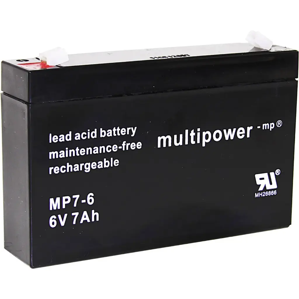 Multipower MP7-6 6V 7Ah 151x34x100 