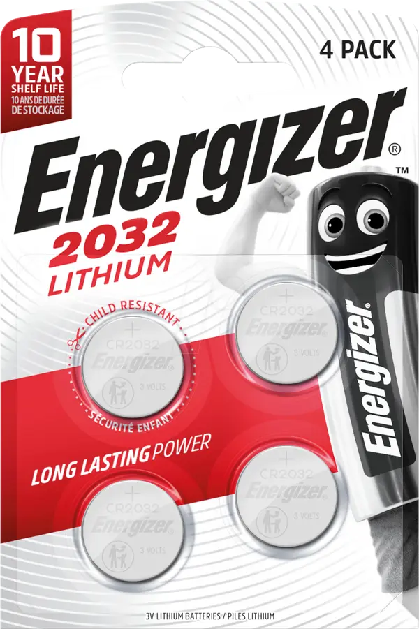 Energizer CR2032 Lithium 3V Blister 4