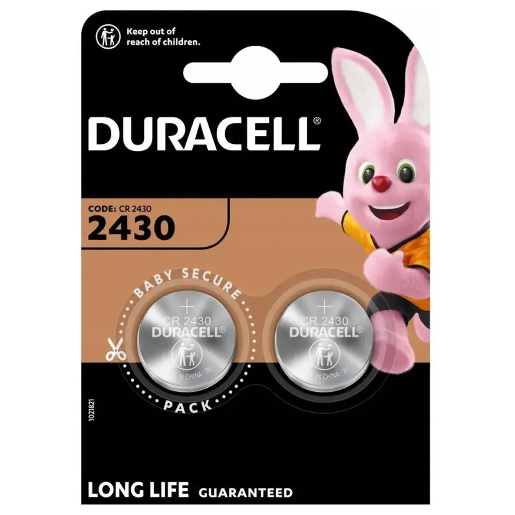 Duracell DL2430 Lithium 3V Blister 2