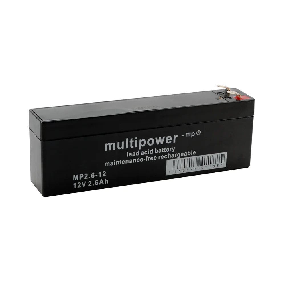 Multipower  MP2.6-12 12V 2.6Ah SLA Battery