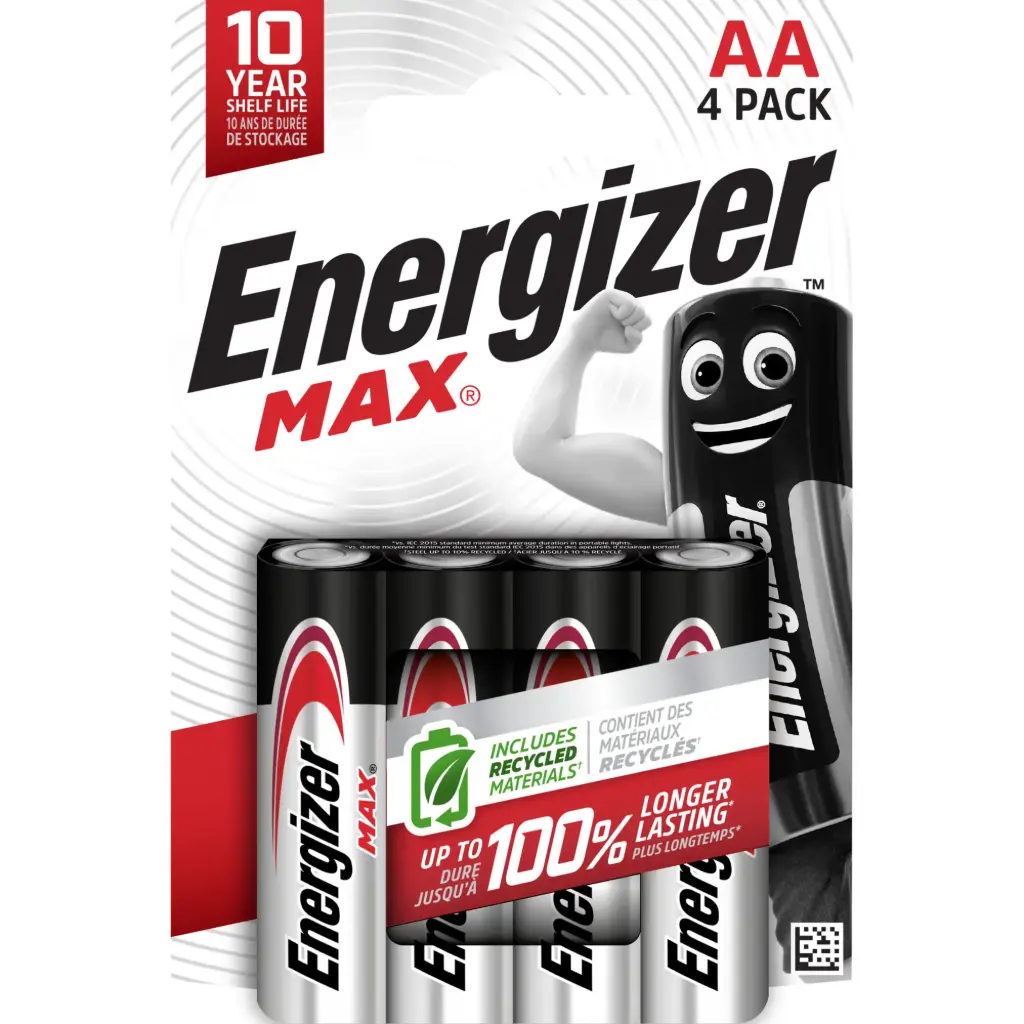 Energizer LR06 Max Alkaline Blister 4
