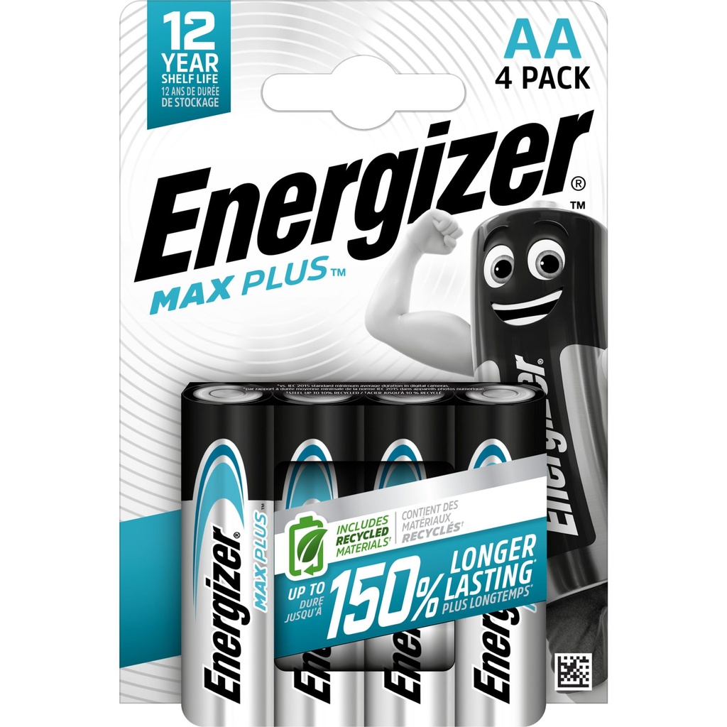 Energizer LR06 Max Plus Alkaline Blister 4