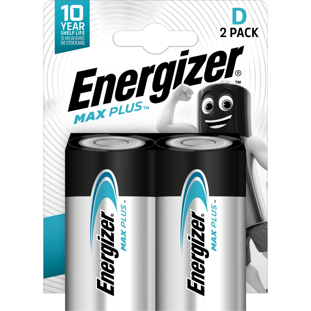 Energizer LR20 Max Plus Alkaline Blister 2