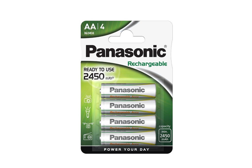 Panasonic HR06 Nimh 2450mAh Evolta R2U BP4