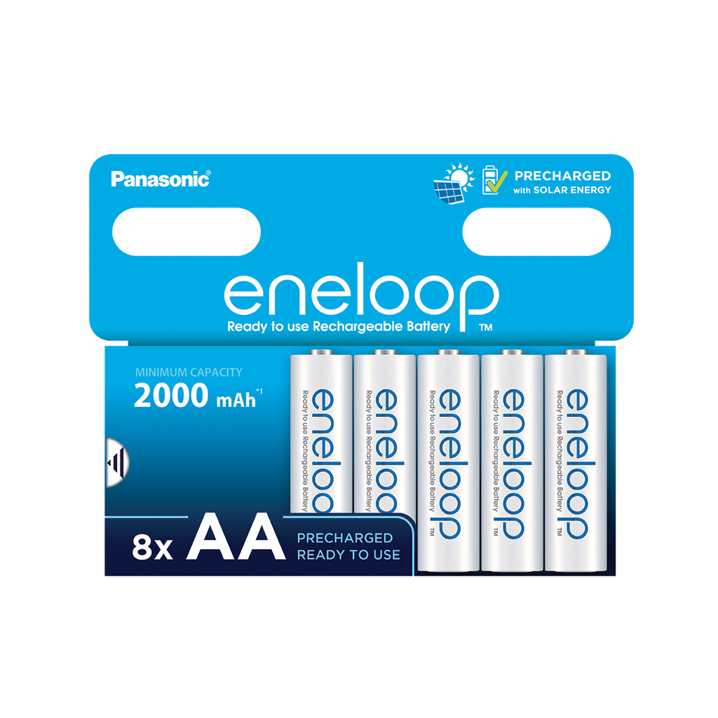 Panasonic Eneloop BK-3MCDE/8HH AA 2000mAh BL8