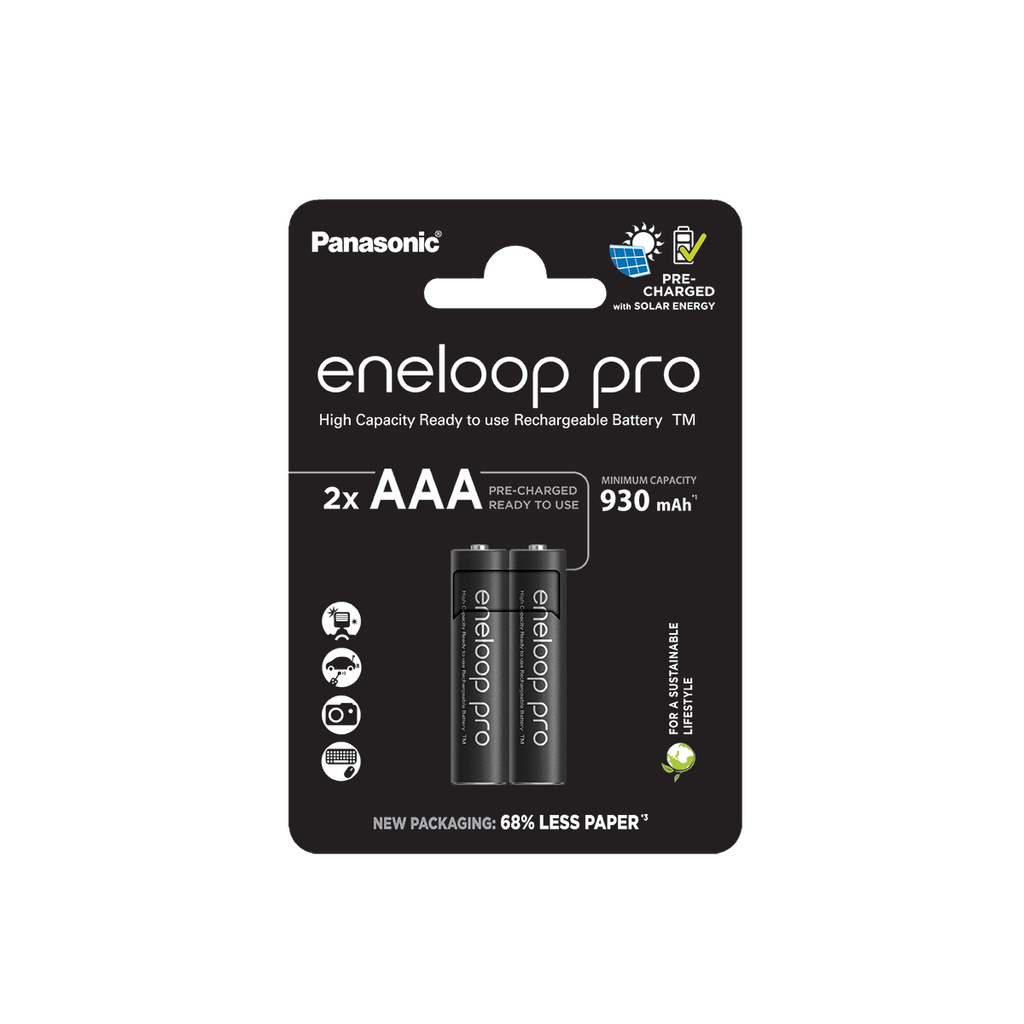 Panasonic Eneloop Pro BK-4HCDE/2CP AAA 930mAh BL2