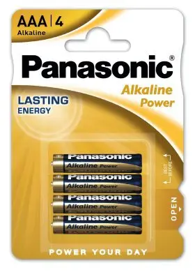 Panasonic LR03 AAA Alkaline Power Blister 4