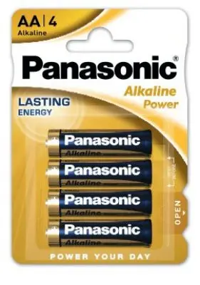 Panasonic LR06 AA Alkaline Power Blister 4