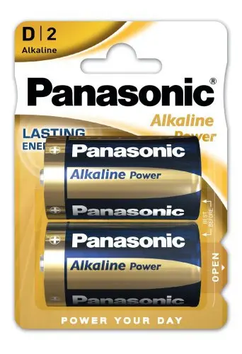 Panasonic LR20 D Alkaline Power Blister 2