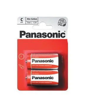 Panasonic R14 Zinc 1.5V Blister 2