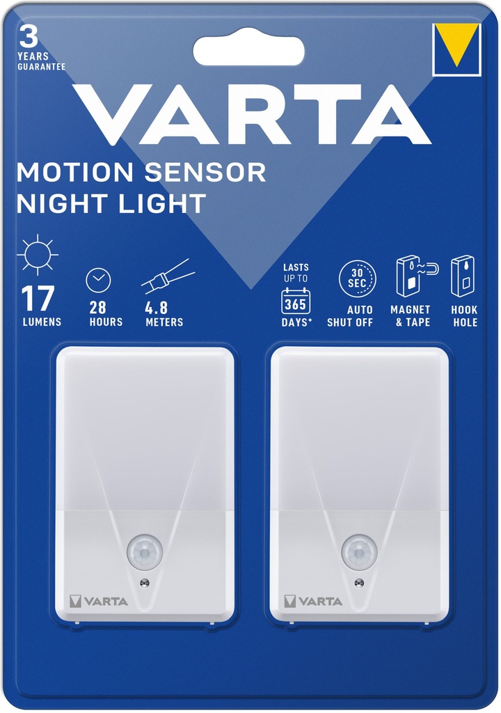 Varta 16624 Motion Sensor Night Light Twin Pack