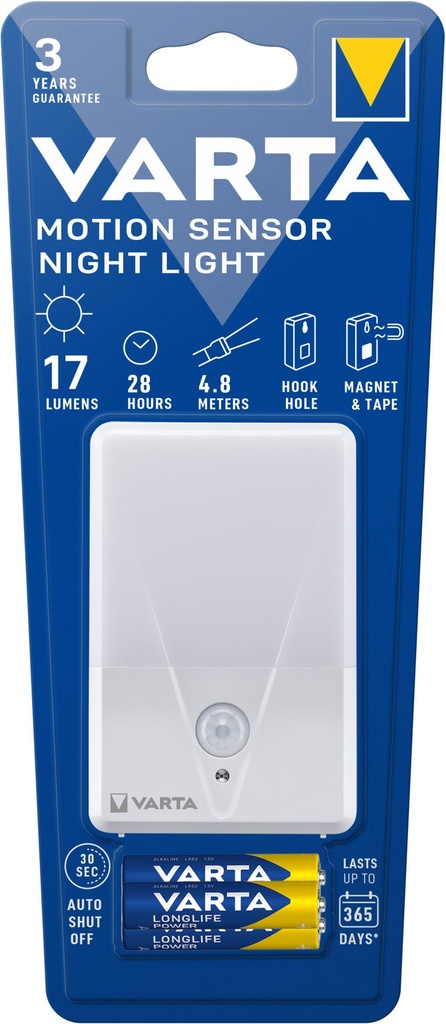 Varta 16624 Motion Sensor Night Light incl. 3 x AAA