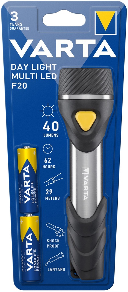 Varta 16632 Day Light Multi LED F20 incl.. 2 x AA