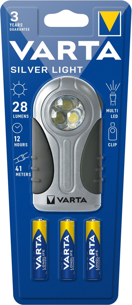 Varta 16647 LED Silver Light incl.. 3 x AAA
