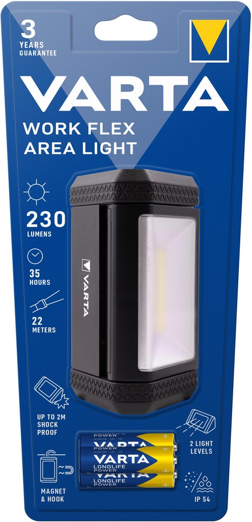 Varta 17648 Work Flex Area Light incl.. 3 x AA