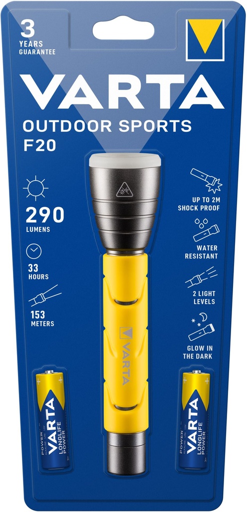 Varta 18628 Outdoor Sports F20 incl.. 2 x AA