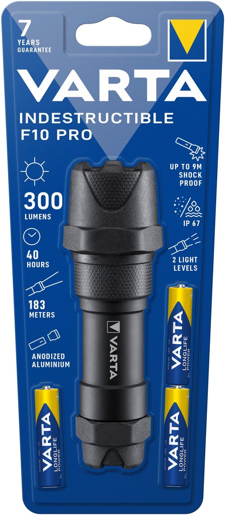 Varta 18710 Indestructible F10 incl.. 3 x AAA